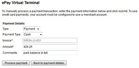 Cash Adjustments